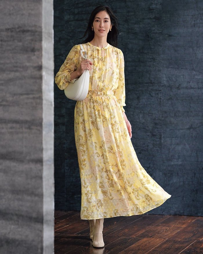 【ドゥクラッセ/DoCLASSE】のプリントジャカード・ギャザーワンピース インテリア・キッズ・メンズ・レディースファッション・服の通販 founy(ファニー) https://founy.com/ ファッション Fashion レディースファッション Fashion for Women ワンピース Dresses アンダー Underwear Essentials インナー Innerwear キャミワンピース Cami Dress, Slip Dress シアー Sheer, See-Through シャーリング Shirring, Ruched ジャカード/ジャガード Jacquard, Woven Pattern セットアップ Set-Up, Coordinated Outfit フリル Frill, Ruffle フレア Flare, Flared モダン Modern, Contemporary エレガント 上品 Elegant A/W・秋冬 Autumn/Winter |ID: prp329100004665393 ipo3291000000033747180