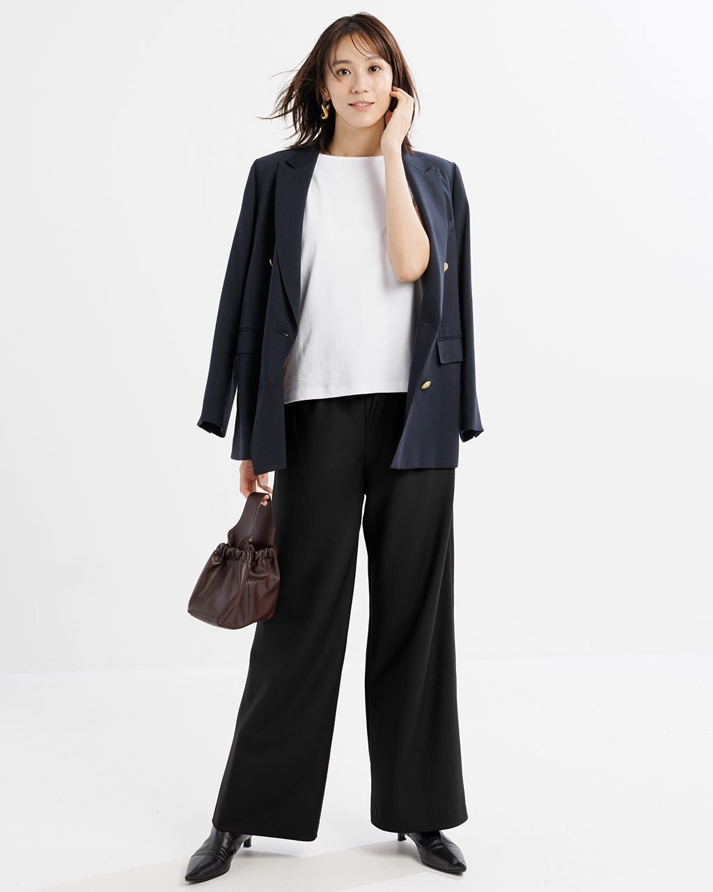【ドゥクラッセ/DoCLASSE】のビューティバイアスパンツⅡ/70cm インテリア・キッズ・メンズ・レディースファッション・服の通販 founy(ファニー) 　ファッション　Fashion　レディースファッション　Fashion for Women　パンツ　Pants & Trousers　新作・新入荷　New Arrivals / New In　おすすめ　Recommended / Our Picks　ブラック|ID: prp329100004665397 ipo3291000000033747209