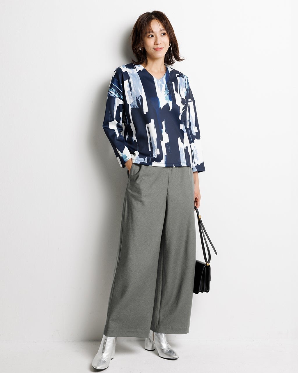 【ドゥクラッセ/DoCLASSE】のビューティバイアスパンツⅡ/63cm インテリア・キッズ・メンズ・レディースファッション・服の通販 founy(ファニー) 　ファッション　Fashion　レディースファッション　Fashion for Women　パンツ　Pants & Trousers　新作・新入荷　New Arrivals / New In　おすすめ　Recommended / Our Picks　ライトグレー|ID: prp329100004665402 ipo3291000000033747234