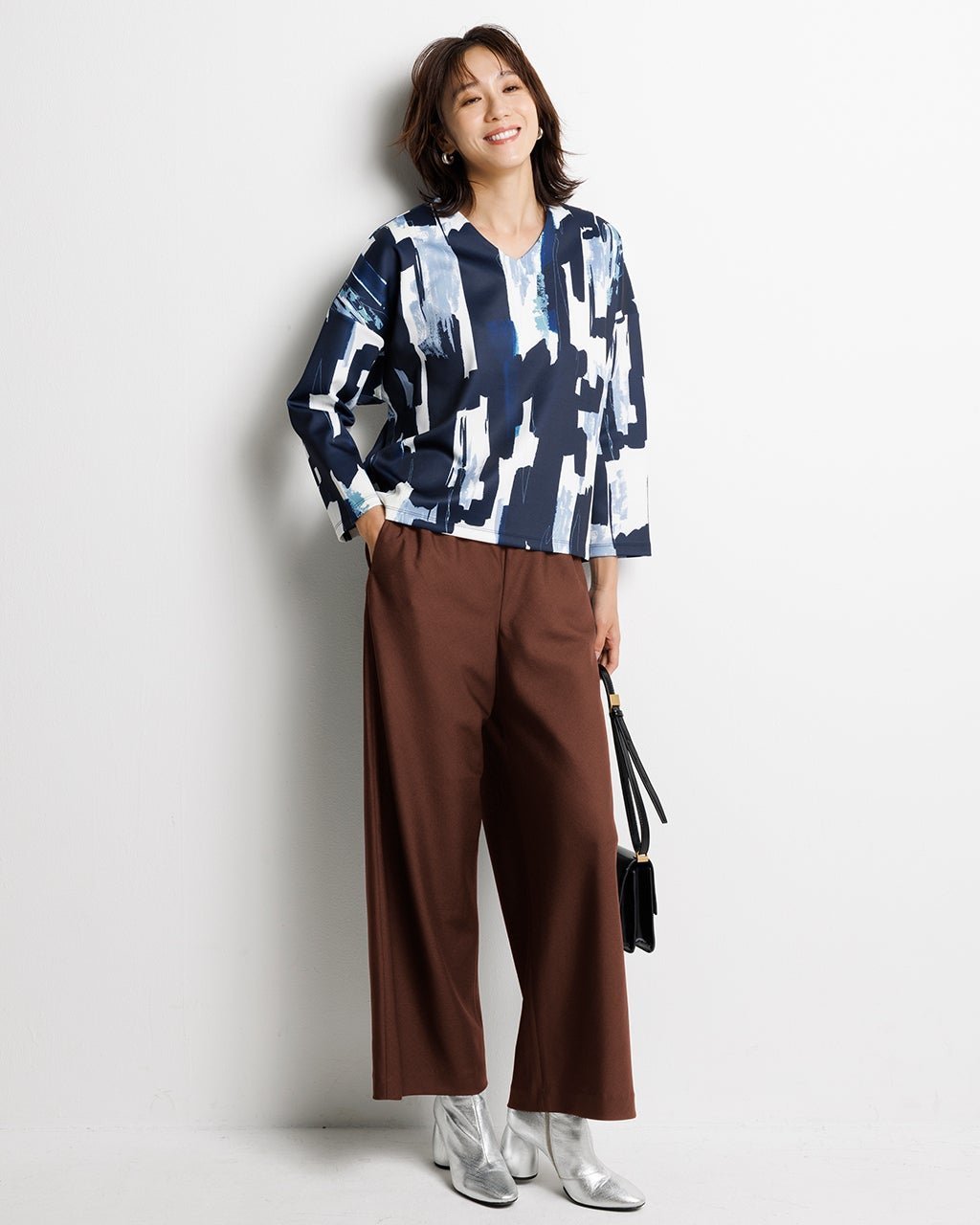 【ドゥクラッセ/DoCLASSE】のビューティバイアスパンツⅡ/63cm インテリア・キッズ・メンズ・レディースファッション・服の通販 founy(ファニー) 　ファッション　Fashion　レディースファッション　Fashion for Women　パンツ　Pants & Trousers　新作・新入荷　New Arrivals / New In　おすすめ　Recommended / Our Picks　ブラウン|ID: prp329100004665402 ipo3291000000033747246