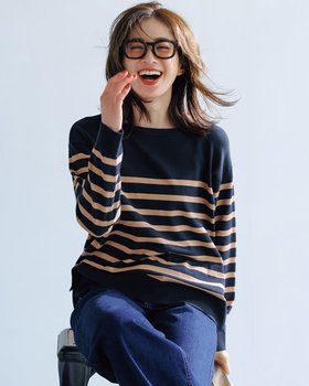 【ドゥクラッセ/DoCLASSE】のハイゲージニット・抜け感ボートネック 人気、トレンドファッション・服の通販 founy(ファニー) ファッション Fashion レディースファッション Fashion for Women トップス・カットソー Cut & Sew Tops ニット Knit Tops & Sweaters 新作・新入荷 New Arrivals / New In サマー Summer, Summer Style |ID:prp329100004665404