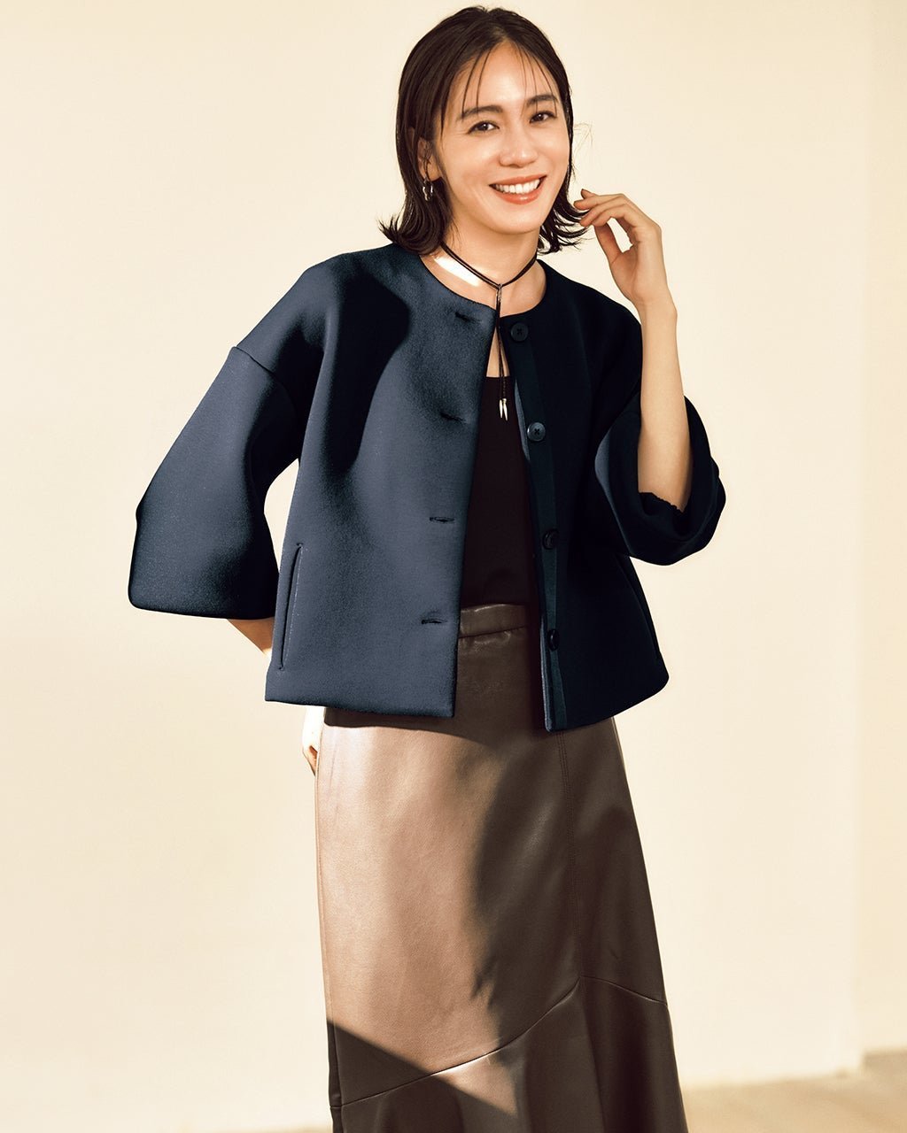 【ドゥクラッセ/DoCLASSE】のエアーライトフォルム・ノーカラージャケット 人気、トレンドファッション・服の通販 founy(ファニー) 　ファッション　Fashion　レディースファッション　Fashion for Women　アウター　Coat / Outerwear Collection　レディースジャケット・軽アウター　Jackets　ノーカラージャケット / シンプル上品コーデ　Collarless Jackets　新作・新入荷　New Arrivals / New In　カットソー　Cut and Sewn Top　ショート　Short, Short Length　ジャケット　Jacket, Outerwear　バルーン　Balloon, Balloon Silhouette　フェミニン　Feminine, Girly　エレガント 上品　Elegant　 other-1|ID: prp329100004665452 ipo3291000000033747342
