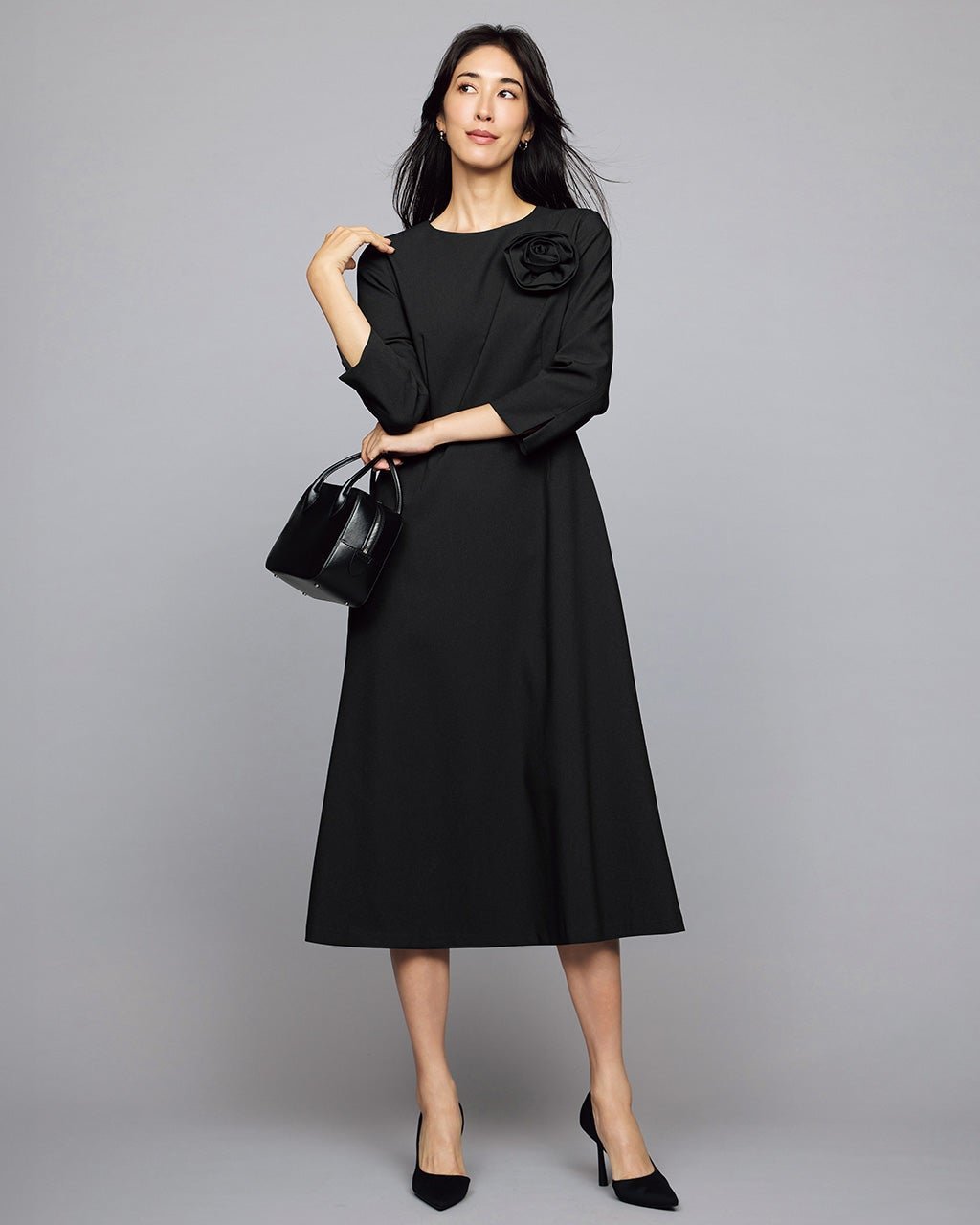 【ドゥクラッセ/DoCLASSE】のダブルクロス・Aラインワンピース/コサージュ付き 人気、トレンドファッション・服の通販 founy(ファニー) ファッション Fashion レディースファッション Fashion for Women ワンピース Dresses Aラインワンピース・フレアシルエット A-Line Dresses / Flared Silhouette Dresses セットアップ Set-Up, Coordinated Outfit セレモニー Ceremony ダブル Double, Double-Breasted フレア Flare, Flared エレガント 上品 Elegant other-1|ID: prp329100004665494 ipo3291000000034537256