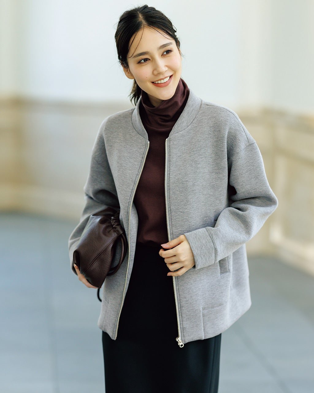 【ドゥクラッセ/DoCLASSE】のエアーライトフォルム・2WAYブルゾン 人気、トレンドファッション・服の通販 founy(ファニー)  ファッション Fashion レディースファッション Fashion for Women アウター Coat / Outerwear Collection レディースジャケット・軽アウター Jackets ブルゾンジャケット・スポーティアウター Blouson Jackets カットソー Cut and Sewn Top シンプル Simple, Minimal ジャケット Jacket, Outerwear パーカー Hoodie, Parka ブルゾン Blouson, Bomber Jacket  other-1|ID: prp329100004665577 ipo3291000000034145680