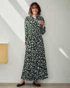 【ドゥクラッセ/DoCLASSE】のジョーゼット・幾何柄ティアードワンピース イエローパターン|ID:prp329100004665661