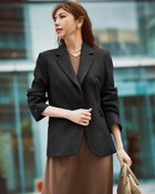 【ドゥクラッセ/DoCLASSE】のグラシエツイル・バックペプラムジャケット ブラック|ID:prp329100004665675