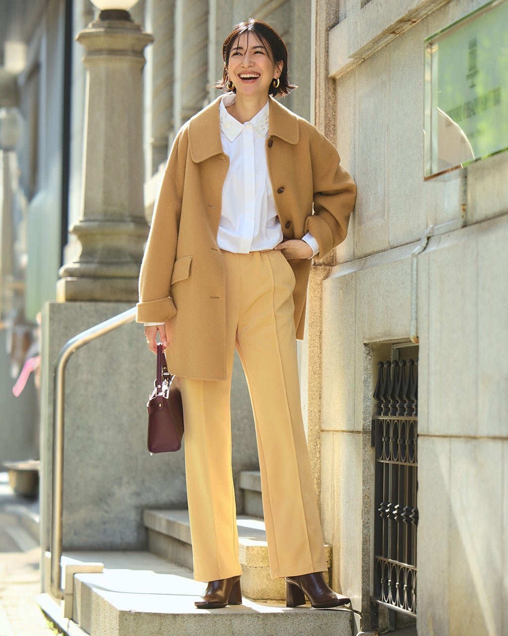 【ドゥクラッセ/DoCLASSE】のプレシャスウォームN・美脚ストレート/64cm 人気、トレンドファッション・服の通販 founy(ファニー) 　ファッション　Fashion　レディースファッション　Fashion for Women　パンツ　Pants & Trousers　秋　Autumn　カットソー　Cut and Sewn Top　ジョーゼット　Georgette, Semi-Sheer Fabric　ストレッチ　Stretch, Stretchy Fabric　ストレート　Straight, Straight Cut　スマート　Smart, Elegant　センター　Center, Center Line　人気　Popular, Best Seller　冬　Winter / This Winter　A/W・秋冬　Autumn/Winter　ビジネス 仕事 通勤　Business / Work / Commuting　 other-1|ID: prp329100004665729 ipo3291000000034606687