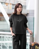 【ドゥクラッセ/DoCLASSE】のライトダンボールニット・プルオーバー ブラック|ID:prp329100004665733