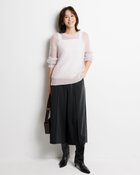 【ドゥクラッセ/DoCLASSE】のプレシャスウォームN・ピンタックワイドクロップト ブラック|ID: prp329100004665737 ipo3291000000033747872