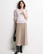 【ドゥクラッセ/DoCLASSE】のプレシャスウォームN・ピンタックワイドクロップト ライトトープ|ID: prp329100004665737 ipo3291000000033747873