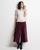 【ドゥクラッセ/DoCLASSE】のプレシャスウォームN・ピンタックワイドクロップト バーガンディー|ID: prp329100004665737 ipo3291000000033747875