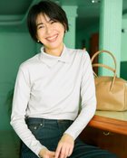 【ドゥクラッセ/DoCLASSE】の超長綿・衿付きハイネックカットソー オフホワイト|ID: prp329100004665742 ipo3291000000033856415