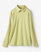 【ドゥクラッセ/DoCLASSE】の超長綿・衿付きハイネックカットソー ペールグリーン|ID: prp329100004665742 ipo3291000000034007071