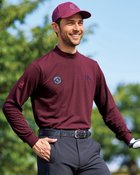 【ドゥクラッセ/DoCLASSE / MEN】のタウン&ゴルフ多機能DRYハイネック長袖 ワインレッド|ID: prp329100004665746 ipo3291000000033747904