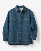 【ドゥクラッセ/DoCLASSE / MEN】の色落ち解消デニム風柔らかカバーオール ライトインディゴ|ID: prp329100004665756 ipo3291000000033747940