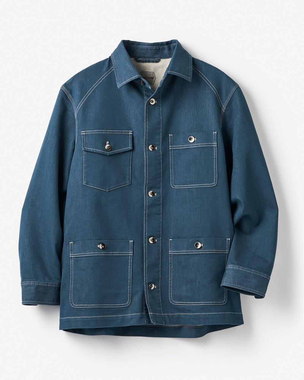 【ドゥクラッセ/DoCLASSE / MEN】の色落ち解消デニム風柔らかカバーオール インテリア・キッズ・メンズ・レディースファッション・服の通販 founy(ファニー) 　ファッション　Fashion　メンズファッション　Fashion for Men　新作・新入荷　New Arrivals / New In　デニム　Denim, Jeans Material　メンズ　Men's, Menswear　ライトインディゴ|ID: prp329100004665756 ipo3291000000033747940