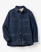 【ドゥクラッセ/DoCLASSE / MEN】の色落ち解消デニム風柔らかカバーオール ミディアムインディゴ|ID: prp329100004665756 ipo3291000000033747941