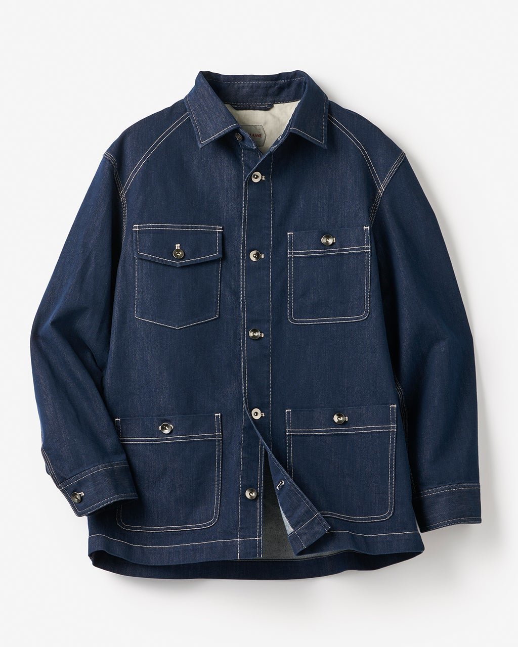 【ドゥクラッセ/DoCLASSE / MEN】の色落ち解消デニム風柔らかカバーオール インテリア・キッズ・メンズ・レディースファッション・服の通販 founy(ファニー) 　ファッション　Fashion　メンズファッション　Fashion for Men　新作・新入荷　New Arrivals / New In　デニム　Denim, Jeans Material　メンズ　Men's, Menswear　ミディアムインディゴ|ID: prp329100004665756 ipo3291000000033747941