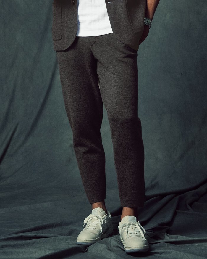 【ドゥクラッセ/DoCLASSE / MEN】の二重編みニットパンツ インテリア・キッズ・メンズ・レディースファッション・服の通販 founy(ファニー) https://founy.com/ ファッション Fashion メンズファッション Fashion for Men ボトムス Bottoms ジャケット Jacket, Outerwear ストレッチ Stretch, Stretchy Fabric スピンドル Spindle, Drawcord トレーナー Sweatshirt, Trainer ボーダー Border, Stripe メンズ Men's, Menswear 人気 Popular, Best Seller 無地 Plain, Solid Color |ID: prp329100004665758 ipo3291000000033747942
