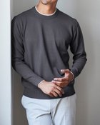 【ドゥクラッセ/DoCLASSE / MEN】のDoサーモテックスシルク混レイヤードクルー チャコール|ID: prp329100004665764 ipo3291000000033747976