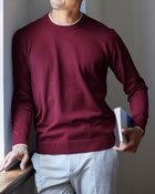 【ドゥクラッセ/DoCLASSE / MEN】のDoサーモテックスシルク混レイヤードクルー バーガンディー|ID: prp329100004665764 ipo3291000000033747979