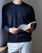 【ドゥクラッセ/DoCLASSE / MEN】のDoサーモテックスシルク混レイヤードクルー ネイビー|ID: prp329100004665764 ipo3291000000033747983