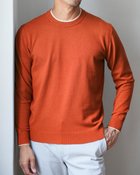【ドゥクラッセ/DoCLASSE / MEN】のDoサーモテックスシルク混レイヤードクルー オレンジ|ID: prp329100004665764 ipo3291000000033747984