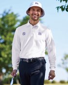 【ドゥクラッセ/DoCLASSE / MEN】のタウン&ゴルフ多機能DRYポロ長袖 ピュアホワイト|ID: prp329100004665769 ipo3291000000033747995