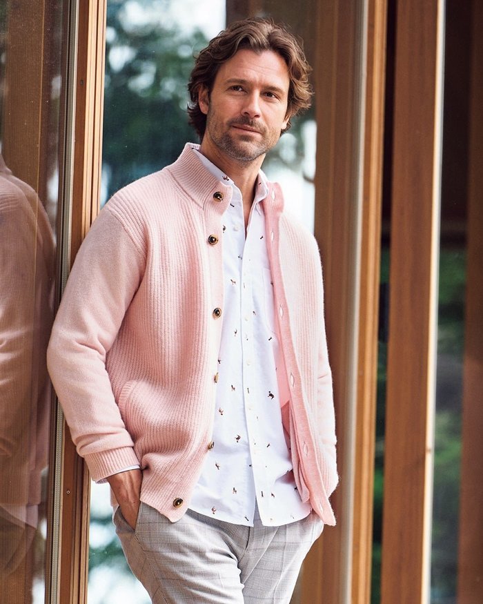 【ドゥクラッセ/DoCLASSE / MEN】のイタリア糸ソフトウール混ジャケットカーディガン インテリア・キッズ・メンズ・レディースファッション・服の通販 founy(ファニー) https://founy.com/ ファッション Fashion メンズファッション Fashion for Men イタリア Italy カーディガン Cardigan, Knitwear ジャケット Jacket, Outerwear スタンド Stand Collar, Upright Stand ミドル Middle Length, Mid Height メンズ Men's, Menswear 冬 Winter / This Winter 秋 Autumn |ID: prp329100004665780 ipo3291000000035043276