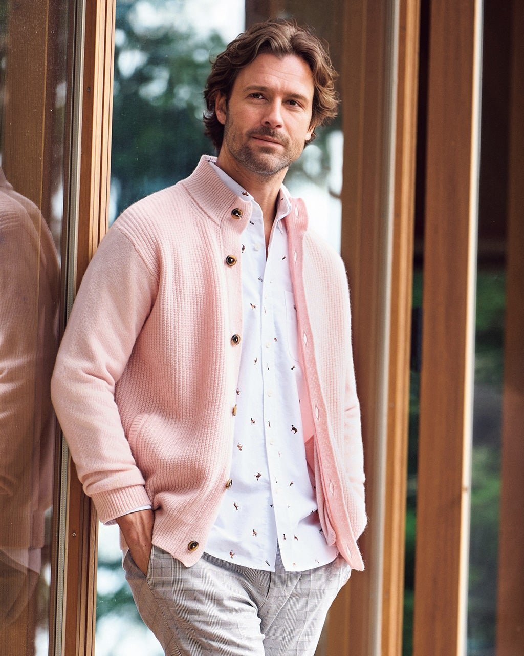 【ドゥクラッセ/DoCLASSE / MEN】のイタリア糸ソフトウール混ジャケットカーディガン 人気、トレンドファッション・服の通販 founy(ファニー) 　ファッション　Fashion　メンズファッション　Fashion for Men　イタリア　Italy　カーディガン　Cardigan, Knitwear　ジャケット　Jacket, Outerwear　スタンド　Stand Collar, Upright Stand　ミドル　Middle Length, Mid Height　メンズ　Men's, Menswear　冬　Winter / This Winter　秋　Autumn　 other-1|ID: prp329100004665780 ipo3291000000035043276