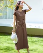 【ドゥクラッセ/DoCLASSE】のブラフリー・異素材コンビワンピース 人気、トレンドファッション・服の通販 founy(ファニー) ファッション Fashion レディースファッション Fashion for Women ワンピース Dresses アンダー Underwear Essentials エレガント 上品 Elegant カットソー Cut and Sewn Top コンビ Combo, Combination Style ストレート Straight, Straight Cut なめらか Smooth, Silky Texture フロント Front, Front Design リラックス Relax, Relaxed Fit thumbnail モカ|ID: prp329100004677210 ipo3291000000033792508