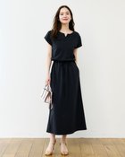 【ドゥクラッセ/DoCLASSE】のブラフリー・異素材コンビワンピース 人気、トレンドファッション・服の通販 founy(ファニー) ファッション Fashion レディースファッション Fashion for Women ワンピース Dresses アンダー Underwear Essentials エレガント 上品 Elegant カットソー Cut and Sewn Top コンビ Combo, Combination Style ストレート Straight, Straight Cut なめらか Smooth, Silky Texture フロント Front, Front Design リラックス Relax, Relaxed Fit thumbnail ブラック|ID: prp329100004677210 ipo3291000000033792511