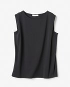 【ドゥクラッセ/DoCLASSE】の超長綿・タックノースリーブ 人気、トレンドファッション・服の通販 founy(ファニー) ファッション Fashion レディースファッション Fashion for Women トップス・カットソー Cut & Sew Tops キャミソール&ノースリーブ Camisoles & Sleeveless Tops シャツ・ブラウス・オフィスカジュアル Elegant Blouses & Button-Ups ロングTシャツ・Tシャツ Longline T-Shirts & Tees カットソー・ベーシックTシャツ Cut-and-Sewn Tops / Stretch Tees & Basics カットソー Cut and Sewn Top トレンド Trend, Trending Now ノースリーブ Sleeveless, No-Sleeve プレミアム Premium, High-End エレガント 上品 Elegant 人気 Popular, Best Seller thumbnail ブラック|ID: prp329100004683512 ipo3291000000033823241