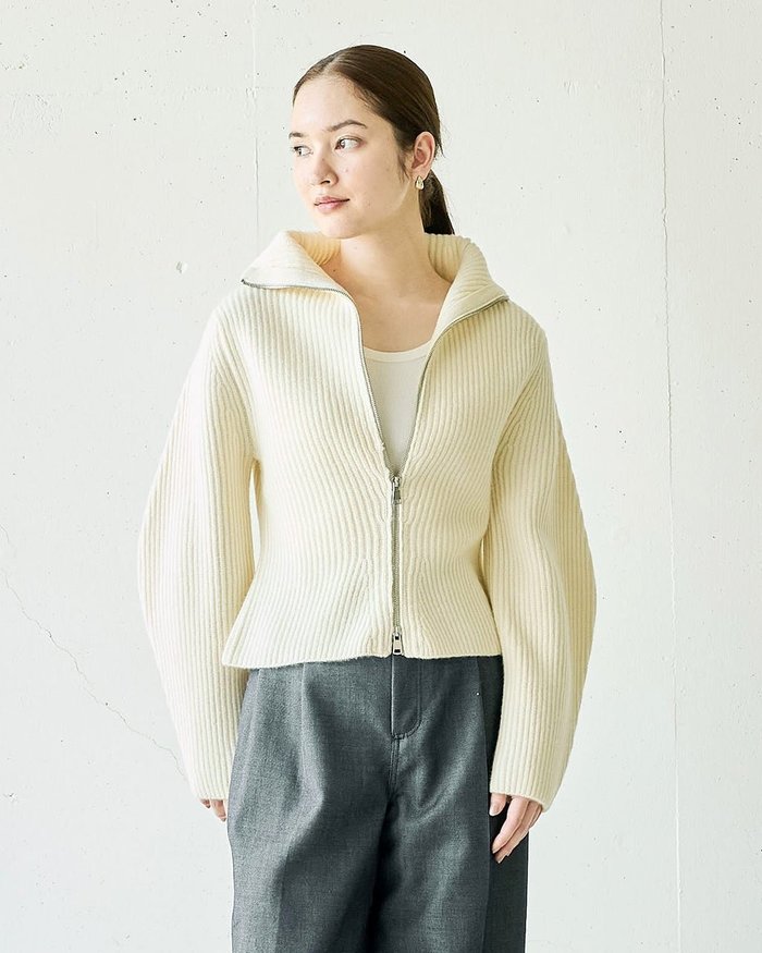 【ドゥクラッセ/DoCLASSE】のボイルドウール・ジップジャケット インテリア・キッズ・メンズ・レディースファッション・服の通販 founy(ファニー) https://founy.com/ ファッション Fashion レディースファッション Fashion for Women アウター Coat / Outerwear Collection レディースジャケット・軽アウター Jackets カーディガン Cardigan, Knitwear シェイプ Shape, Slim Fit ジャケット Jacket, Outerwear スマート Smart, Elegant セーター Sweater, Knitwear ベスト Vest, Waistcoat ミックス Mix, Mixed Style A/W・秋冬 Autumn/Winter |ID: prp329100004683513 ipo3291000000034355616