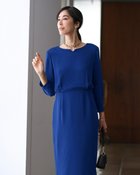 【ドゥクラッセ/DoCLASSE】のダブルクロス・ブラウジングワンピース 人気、トレンドファッション・服の通販 founy(ファニー) ファッション Fashion レディースファッション Fashion for Women ワンピース Dresses 新作・新入荷 New Arrivals / New In シンプル Simple, Minimal セットアップ Set-Up, Coordinated Outfit ブラウジング Blouson Silhouette, Cinched Waist thumbnail ブルー|ID: prp329100004684915 ipo3291000000033832907