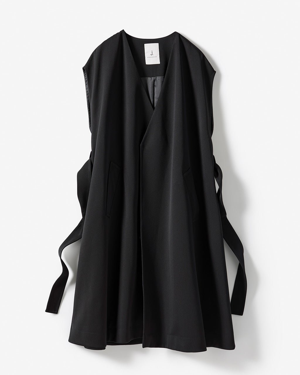 【ドゥクラッセ/DoCLASSE】のヴァージンウール混・ツイルジレコート インテリア・キッズ・メンズ・レディースファッション・服の通販 founy(ファニー)  ファッション Fashion レディースファッション Fashion for Women アウター Coat / Outerwear Collection コート・ロングコート・ピーコート Long Coats, Peacoats & More 新作・新入荷 New Arrivals / New In ドレープ Drape, Draping Fabric ミックス Mix, Mixed Style ブラック|ID: prp329100004686766 ipo3291000000034296309