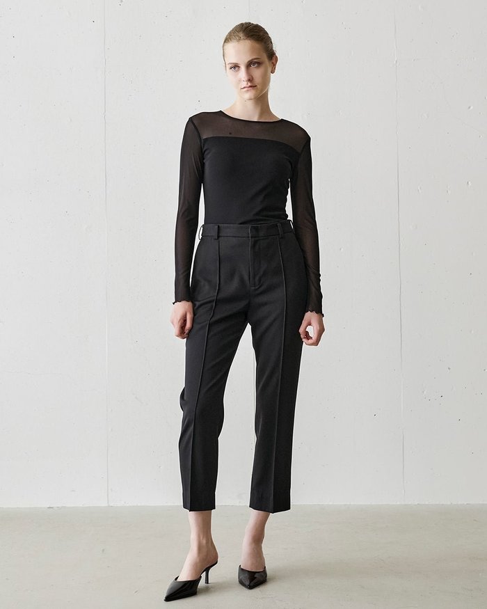 【ドゥクラッセ/DoCLASSE】のヴァージンウール混・シガレットパンツ インテリア・キッズ・メンズ・レディースファッション・服の通販 founy(ファニー) https://founy.com/ ファッション Fashion レディースファッション Fashion for Women パンツ Pants & Trousers 新作・新入荷 New Arrivals / New In スマート Smart, Elegant スリム Slim, Slim Fit センター Center, Center Line ポケット Pocket, Pocket Detail ミックス Mix, Mixed Style |ID: prp329100004686769 ipo3291000000034943203