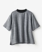 【ドゥクラッセ/DoCLASSE / MEN】のリネンシャリっとT ダークインディゴ|ID: prp329100004686776 ipo3291000000033843383