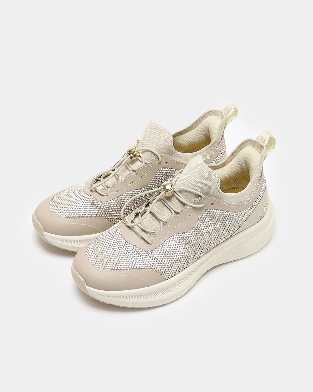 【フィットフィット/fitfit】のハンズフリークッションソールスニーカー550 インテリア・キッズ・メンズ・レディースファッション・服の通販 founy(ファニー) 　ファッション　Fashion　レディースファッション　Fashion for Women　インソール　Shoe Insole　厚底　Platform Shoes　クッション　Cushion, Throw Pillow　抗菌　Antibacterial, Bacteria-Resistant　スニーカー　Sneakers, Trainers　ドローコード　Drawcord, Drawstring Cord　ドローストリング　Drawstring, Pull Cord　人気　Popular, Best Seller　ファブリック　Fabric, Textile　フィット　Fit, Slim Fit　メタル　Metal, Metal Parts　メッシュ　Mesh, Net Fabric　ラバー　Rubber, Rubber Sole　ワイド　Wide, Wide Fit　新作・新入荷　New Arrivals / New In　エレガント 上品　Elegant　ソフトベージュ|ID: prp329100004688301 ipo3291000000033856293