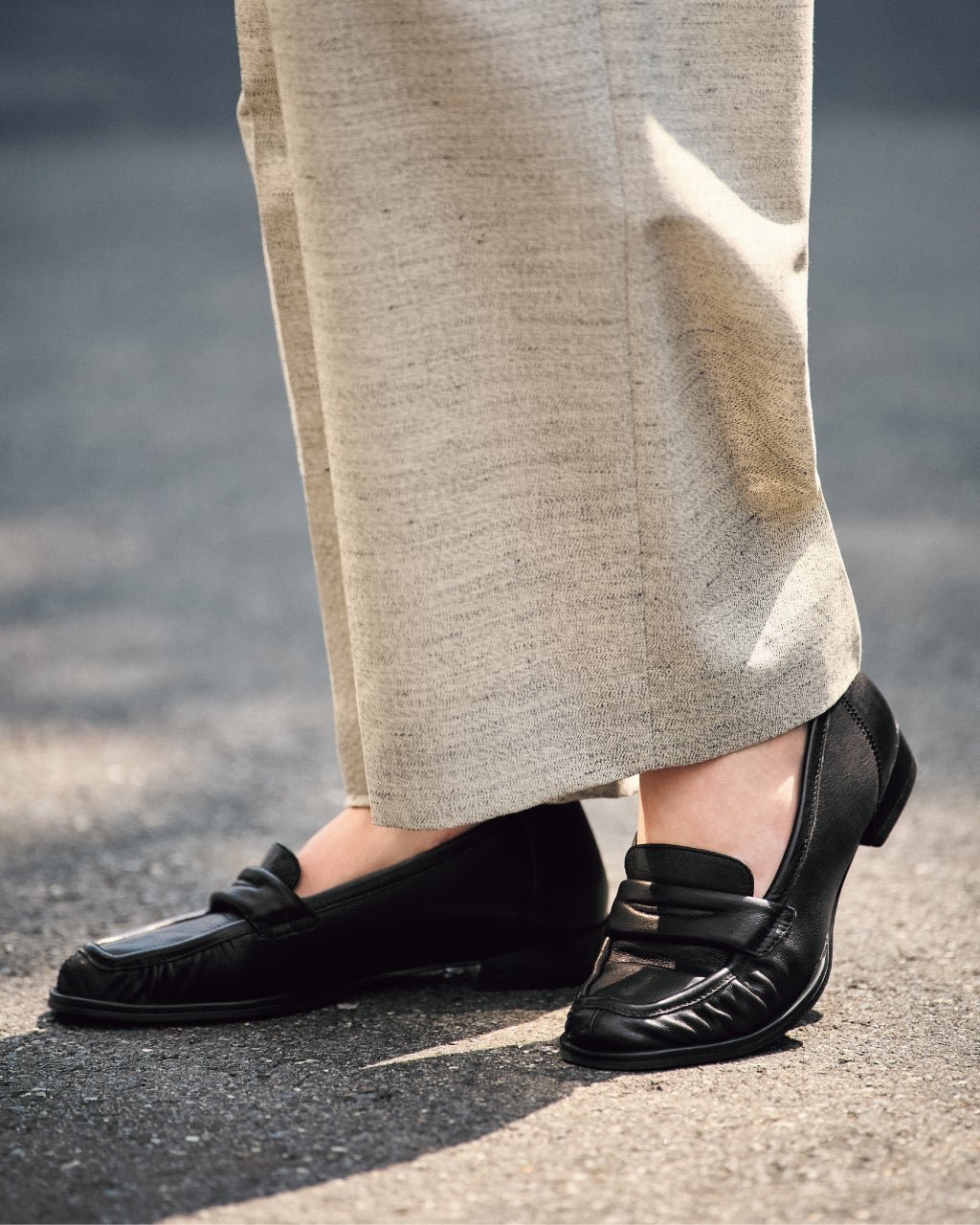 【フィットフィット/fitfit】のソフトレザーローファー810 インテリア・キッズ・メンズ・レディースファッション・服の通販 founy(ファニー) 　ファッション　Fashion　レディースファッション　Fashion for Women　クッション　Cushion, Throw Pillow　クラシック　Classic, Timeless Style　抗菌　Antibacterial, Bacteria-Resistant　軽量　Lightweight, Ultra Light　シューズ　Shoes, Footwear　バランス　Balance, Style Balance　フィット　Fit, Slim Fit　フラット　Flat, Flat Shoes　プリーツ　Pleats, Pleated　メッシュ　Mesh, Net Fabric　ラバー　Rubber, Rubber Sole　エレガント 上品　Elegant　ブラック|ID: prp329100004688303 ipo3291000000035799663