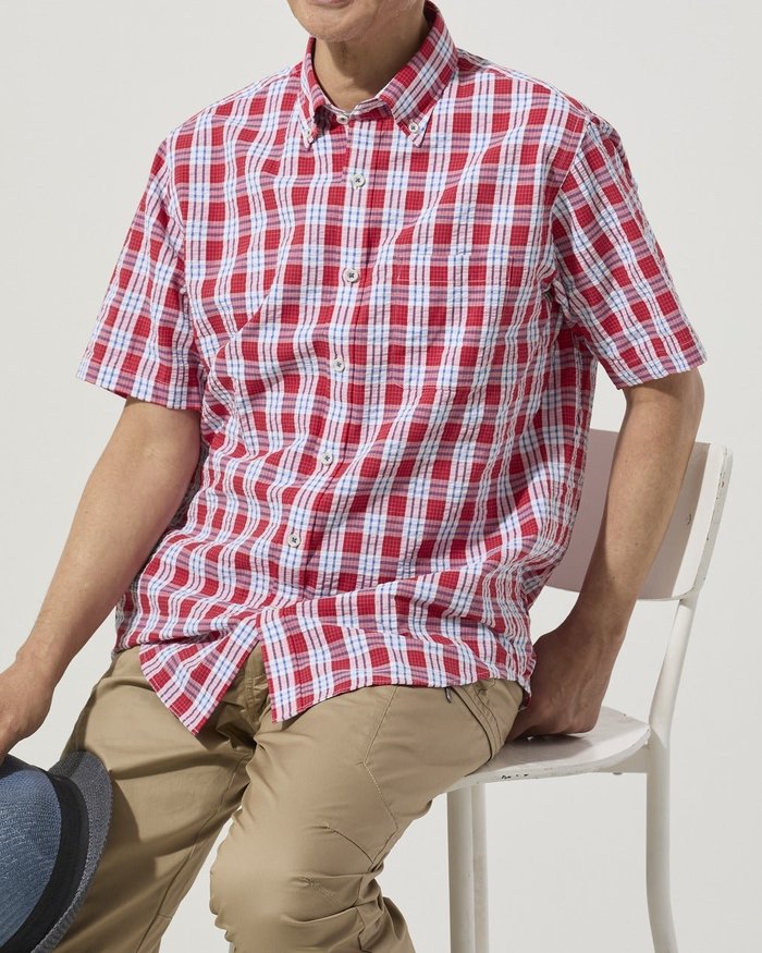 【ドゥクラッセ/DoCLASSE / MEN】のリネンシアサッカー半袖 インテリア・キッズ・メンズ・レディースファッション・服の通販 founy(ファニー) https://founy.com/ ファッション Fashion メンズファッション Fashion for Men 抗菌 Antibacterial, Bacteria-Resistant ジャケット Jacket, Outerwear ストライプ Stripe, Striped Pattern チェック Check, Plaid, Tartan ドレス Dress, One-Piece 定番 Standard, Basic Item ポケット Pocket, Pocket Detail 半袖 Short Sleeve, Half Sleeve メンズ Men's, Menswear リネン Linen, Linen Fabric 夏 Summer |ID: prp329100004688309 ipo3291000000033856355