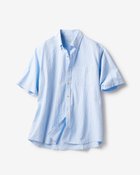 【ドゥクラッセ/DoCLASSE / MEN】のリネンシアサッカー半袖 アイスブルー|ID: prp329100004688309 ipo3291000000033856374