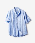 【ドゥクラッセ/DoCLASSE / MEN】のリネンシアサッカー半袖 エーゲブルー|ID: prp329100004688309 ipo3291000000035831472