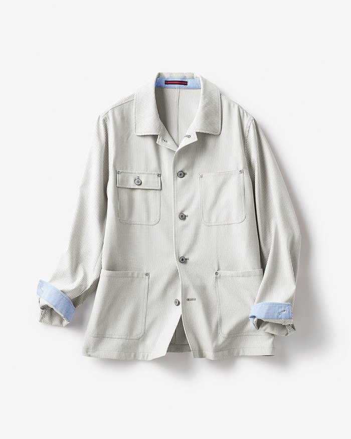 【ドゥクラッセ/DoCLASSE / MEN】のシアサッカーM65ブルゾン インテリア・キッズ・メンズ・レディースファッション・服の通販 founy(ファニー) https://founy.com/ ファッション Fashion メンズファッション Fashion for Men アウトドア Outdoor Clothing ジャケット Jacket, Outerwear パーカー Hoodie, Parka ブルゾン Blouson, Bomber Jacket メンズ Men's, Menswear 夏 Summer 定番 Standard, Basic Item |ID: prp329100004695654 ipo3291000000033908300