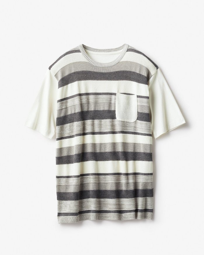 【ドゥクラッセ/DoCLASSE / MEN】のサマーラスティックニットソー インテリア・キッズ・メンズ・レディースファッション・服の通販 founy(ファニー) https://founy.com/ ファッション Fashion メンズファッション Fashion for Men トップス・カットソー Cut & Sew Tops ニット・セーター / 定番トップス Knit Tops & Sweaters メンズシャツ Shirts ポロシャツ / きれいめカジュアルスタイル Polo Shirts カットソー Cut and Sewn Top ニットソー Knit-Sewn, Cut & Sew Knit ボーダー Border, Stripe メンズ Men's, Menswear リラックス Relax, Relaxed Fit 夏 Summer |ID: prp329100004695655 ipo3291000000035798332