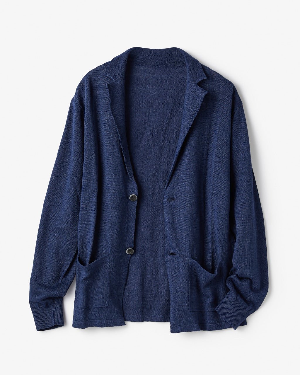 【ドゥクラッセ/DoCLASSE / MEN】のリネン・ニットテーラージャケット インテリア・キッズ・メンズ・レディースファッション・服の通販 founy(ファニー) 　ファッション　Fashion　メンズファッション　Fashion for Men　カーディガン　Cardigan, Knitwear　ジャケット　Jacket, Outerwear　フレンチ　French, French Style　フロント　Front, Front Design　メンズ　Men's, Menswear　リネン　Linen, Linen Fabric　ネイビー|ID: prp329100004695658 ipo3291000000033908333