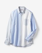 【ドゥクラッセ/DoCLASSE / MEN】のライトオックスシャツ長袖 クレイジーパターン サックス・パターン|ID: prp329100004695660 ipo3291000000033908338