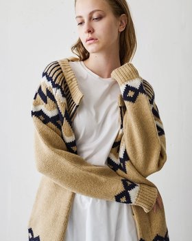 【ドゥクラッセ/DoCLASSE】 【ノルディック柄ロングカーデ】人気、トレンドファッション・服の通販 founy(ファニー) ファッション Fashion レディースファッション Fashion for Women トップス・カットソー Cut & Sew Tops カーディガン・羽織り Layered Style Cardigans カーディガン Cardigan, Knitwear |ID:prp329100004697138