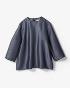 【ドゥクラッセ/DoCLASSE】のオクタダブルクロス・バックコクーンブラウス 人気、トレンドファッション・服の通販 founy(ファニー) ファッション Fashion レディースファッション Fashion for Women トップス・カットソー Cut & Sew Tops シャツ・ブラウス・オフィスカジュアル Elegant Blouses & Button-Ups バッグ Bags シルク Silk, 100% Silk フロント Front, Front Design プレーン Plain, Simple ボックス Boxy, Box Shape 定番 Standard, Basic Item thumbnail グレー|ID: prp329100004697139 ipo3291000000033919466