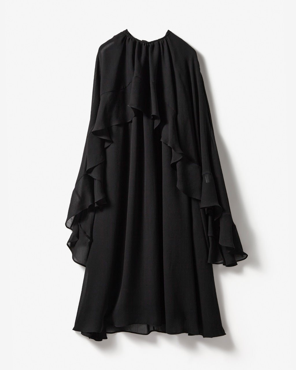 【ドゥクラッセ/DoCLASSE】のトリアセジョーゼット・フリルドレスブラウス 人気、トレンドファッション・服の通販 founy(ファニー) ファッション Fashion レディースファッション Fashion for Women トップス・カットソー Cut & Sew Tops シャツ・ブラウス・オフィスカジュアル Elegant Blouses & Button-Ups ワンピース Dresses フォーマル・パーティードレス・結婚式用ドレス Elegant & Casual Dresses 新作・新入荷 New Arrivals / New In とろみ Fluid, Flowy Fabric スリーブ Sleeve, Long Sleeve / Short Sleeve ノースリーブ Sleeveless, No-Sleeve フリル Frill, Ruffle other-1|ID: prp329100004697140 ipo3291000000034736528